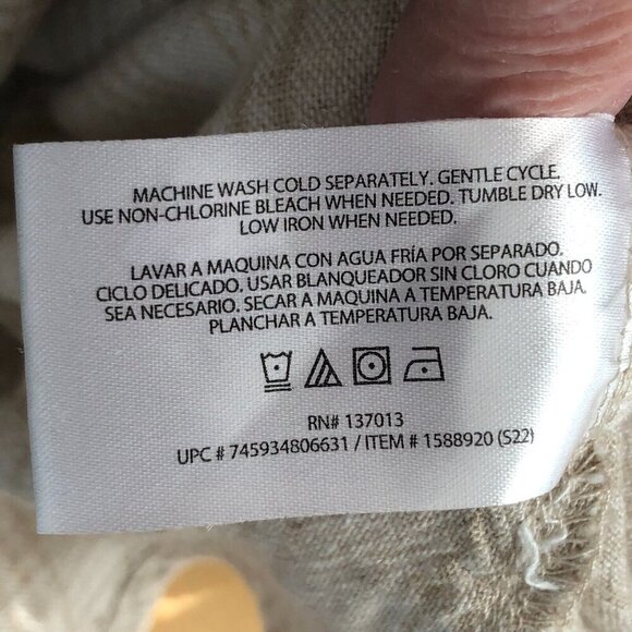 Orvis Linen Button Up Shirt - Coastal Chic Beachy - Picture 10 of 11